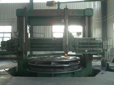 立式车床车制叶轮